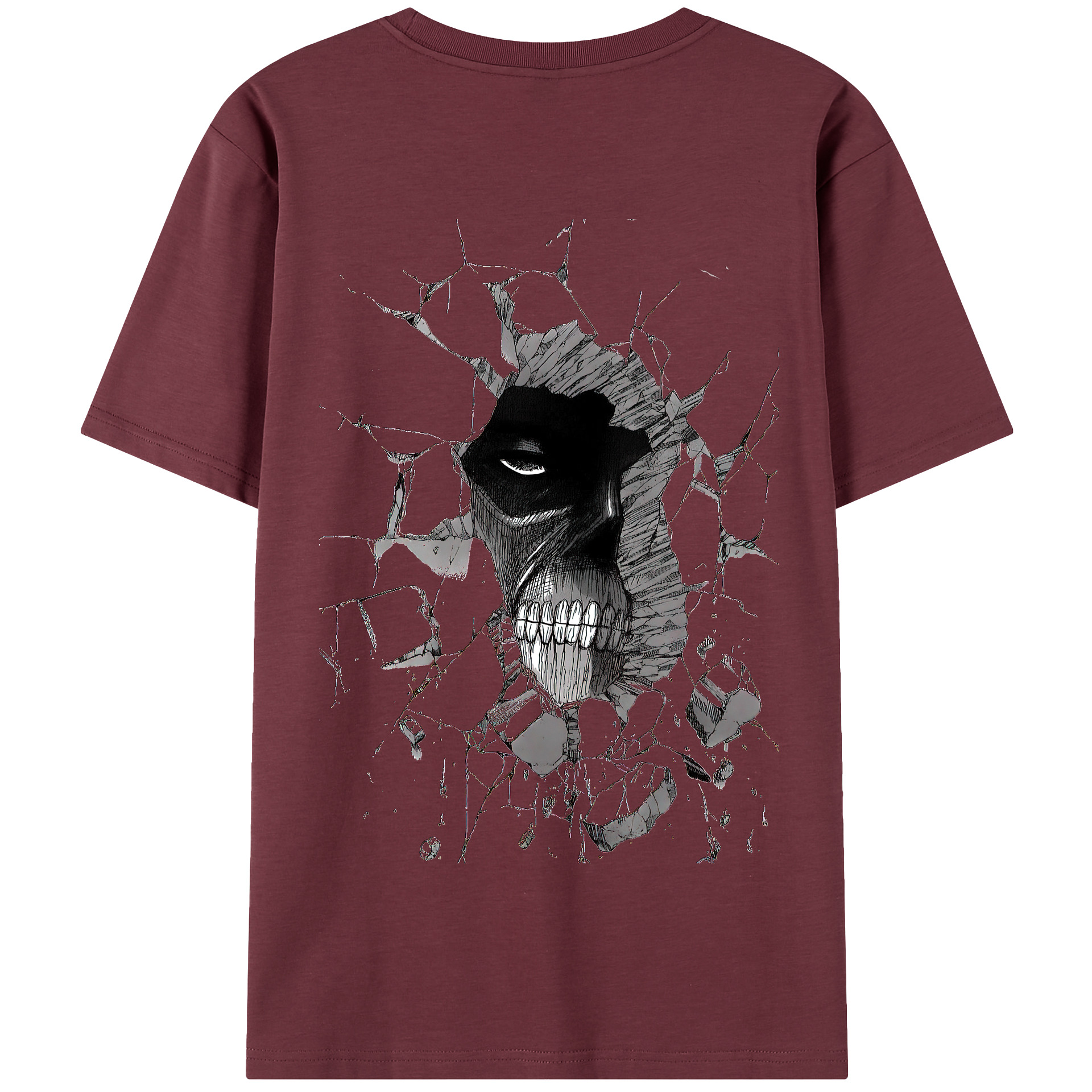 （画像用） 進撃の巨人 Attack on Titan 綿100％半袖Tシャツ（背面プリント）